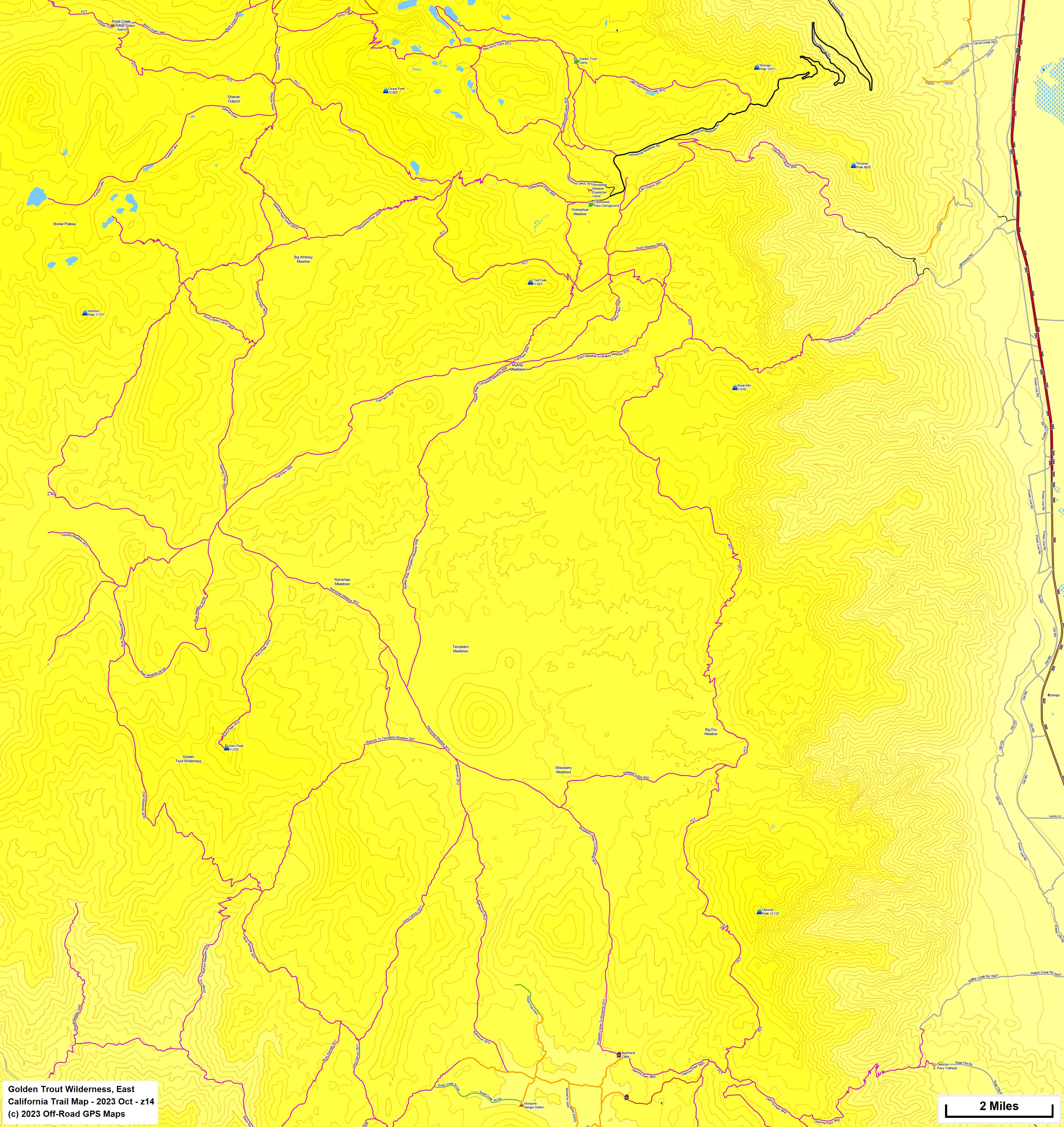 Golden Trout Wilderness, East z 14