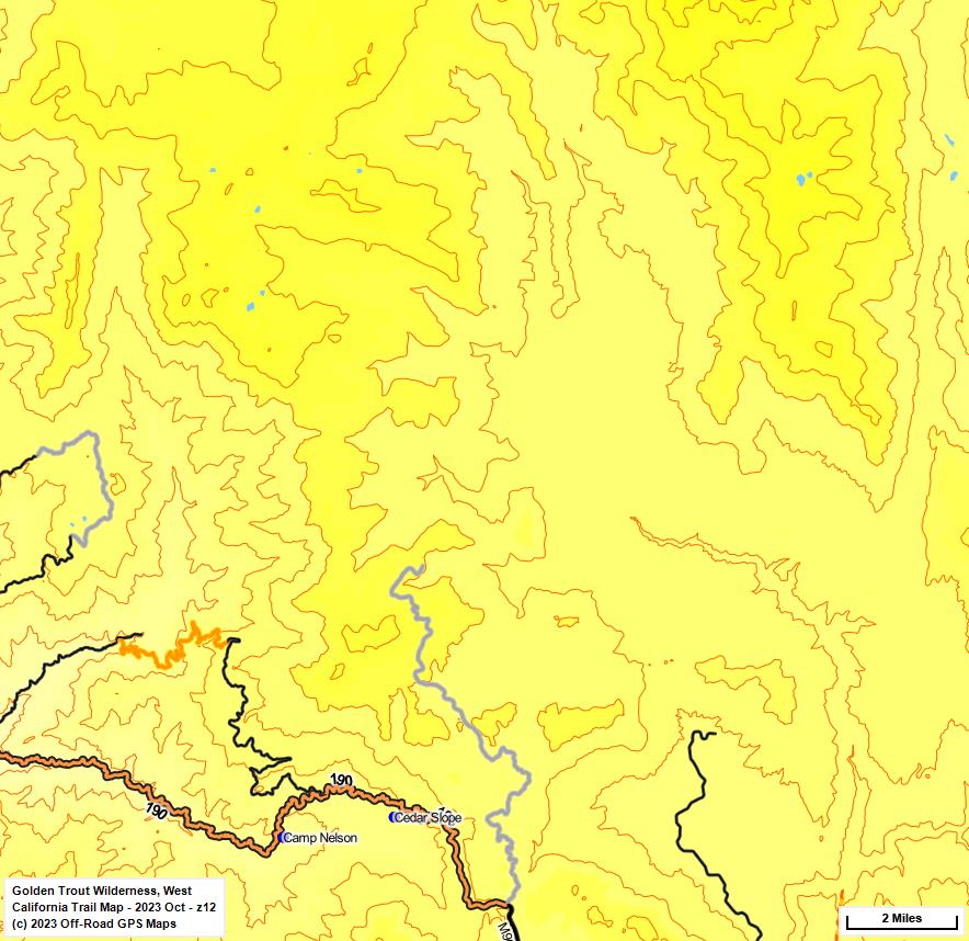 Golden Trout Wilderness, West z 12