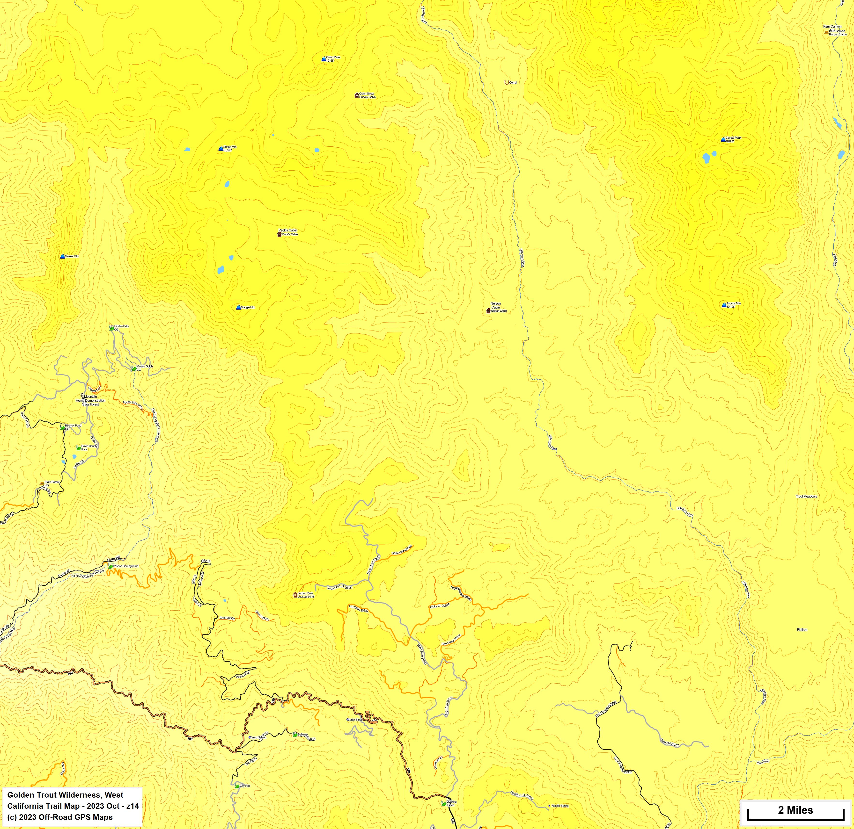 Golden Trout Wilderness, West z 14