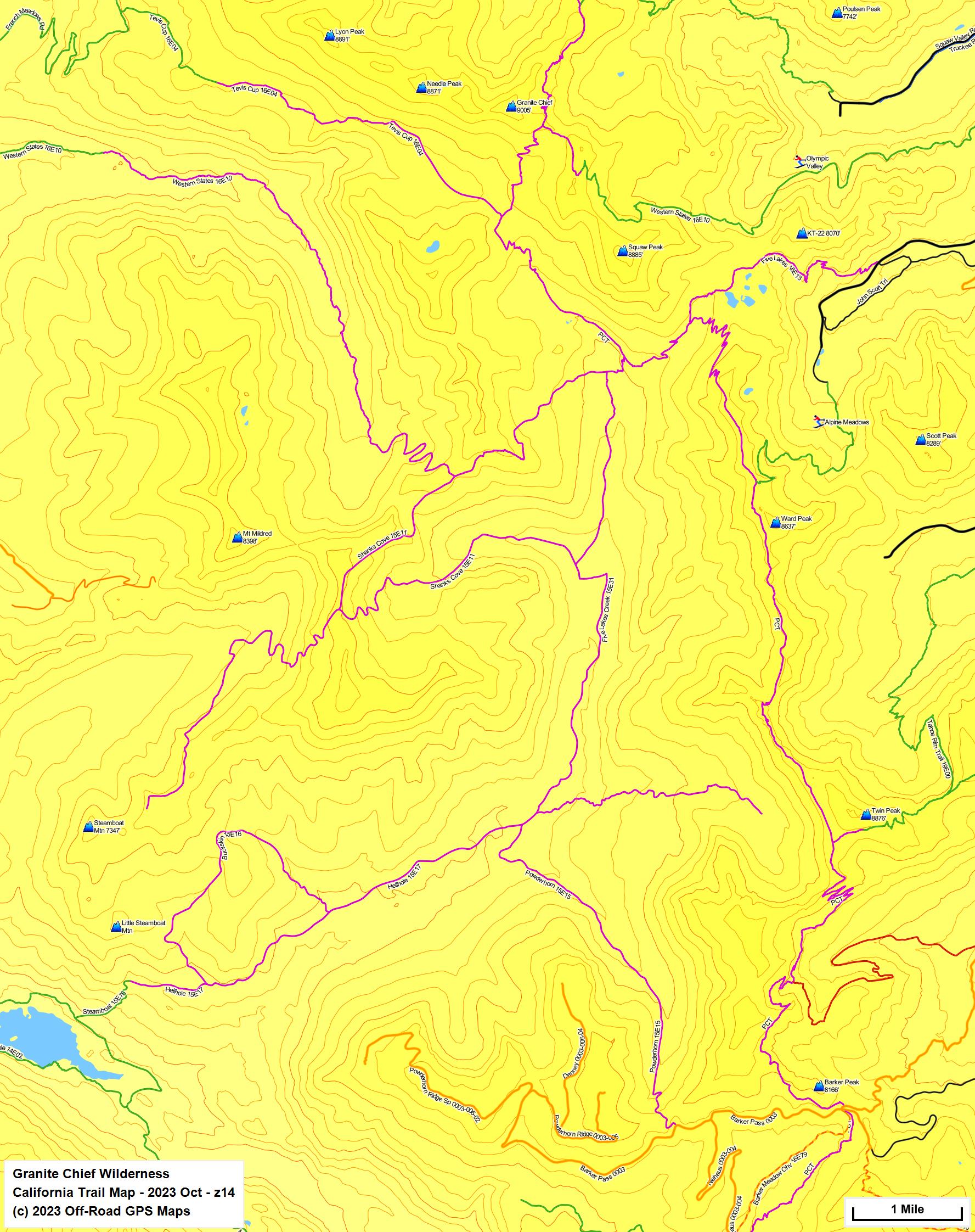 Granite Chief Wilderness z 14