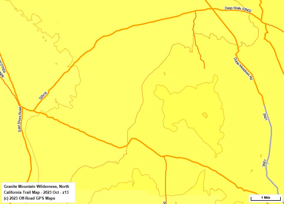 Granite Mountain Wilderness, North z 13