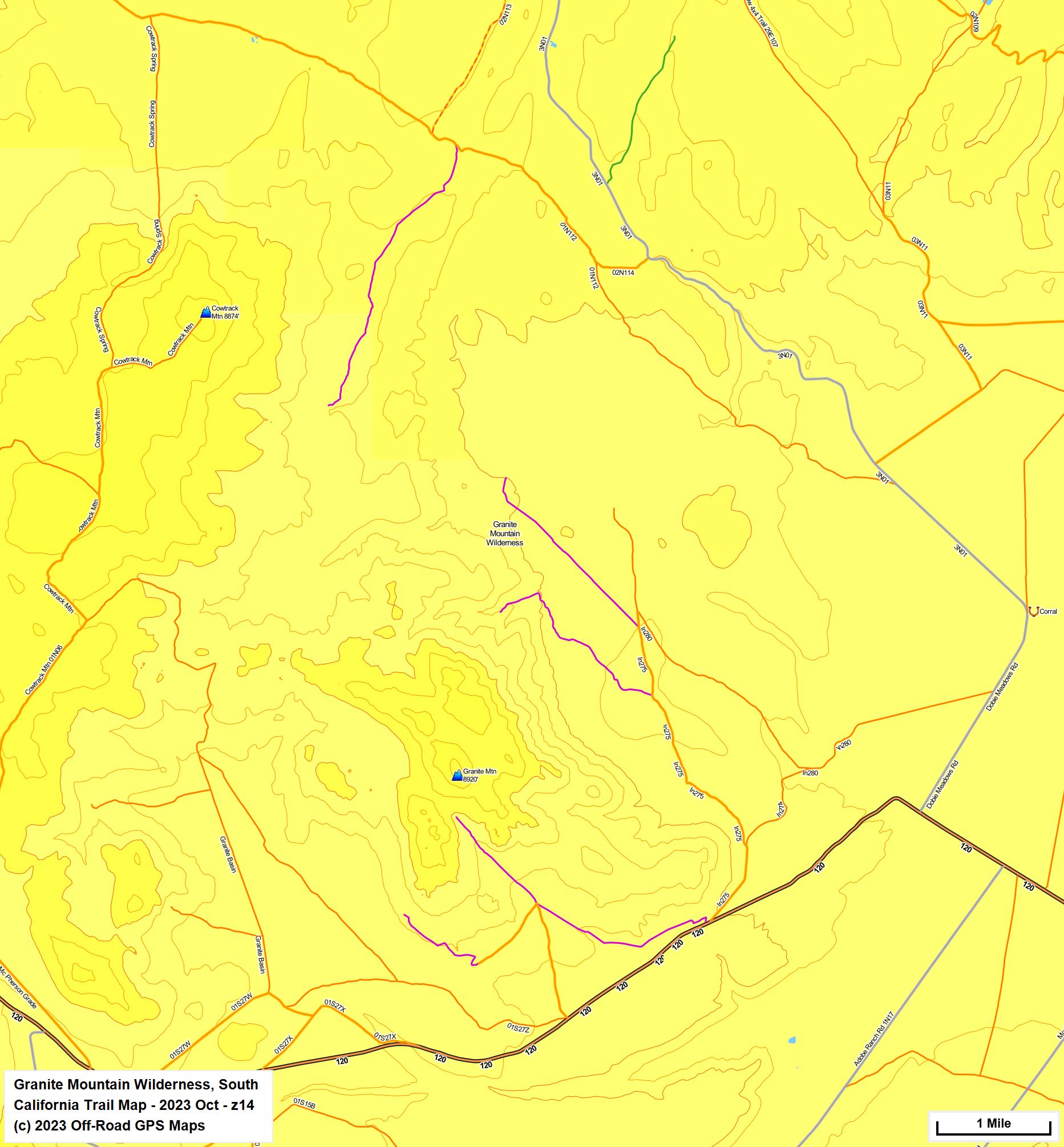 Granite Mountain Wilderness, South z 14