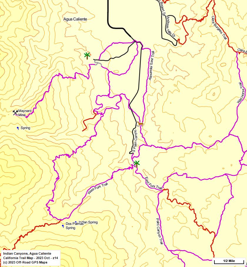 Indian Canyons, Agua Caliente z 14