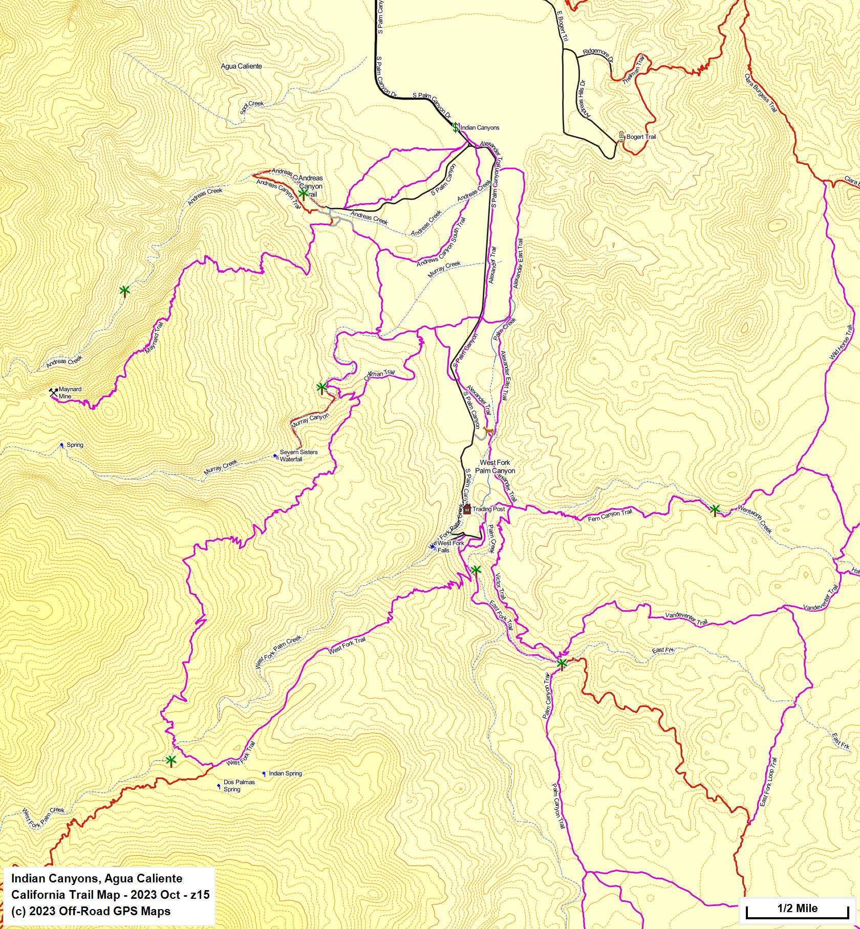 Indian Canyons, Agua Caliente z 15