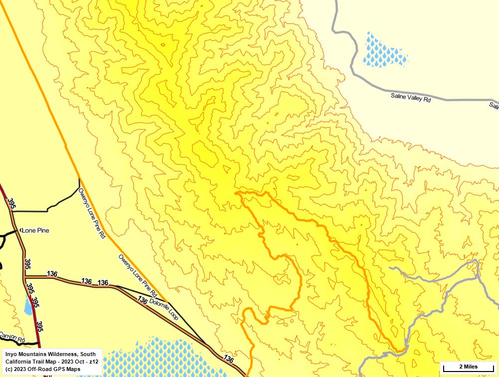 Inyo Mountains Wilderness, South z 12
