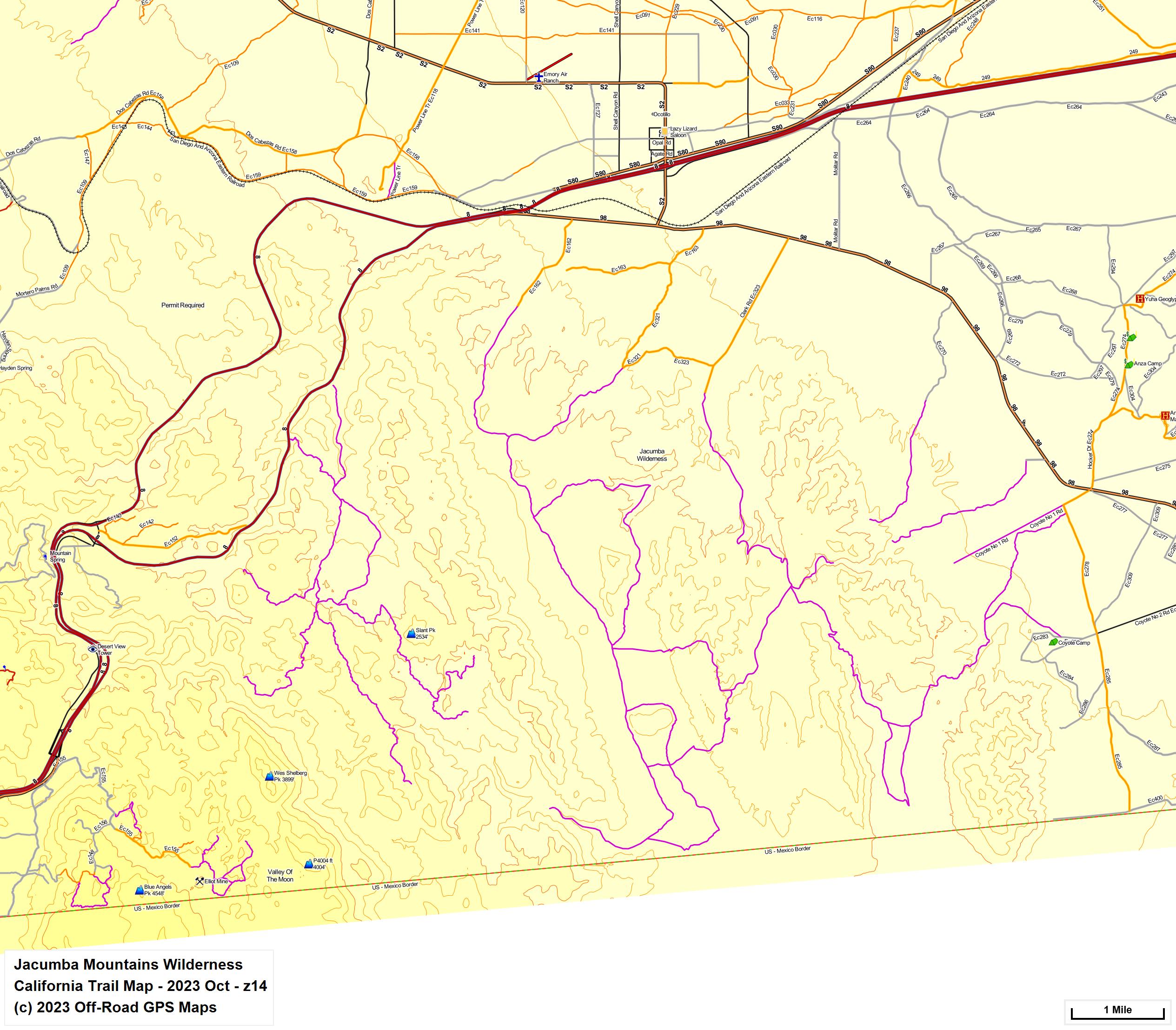 Jacumba Mountains Wilderness z 14