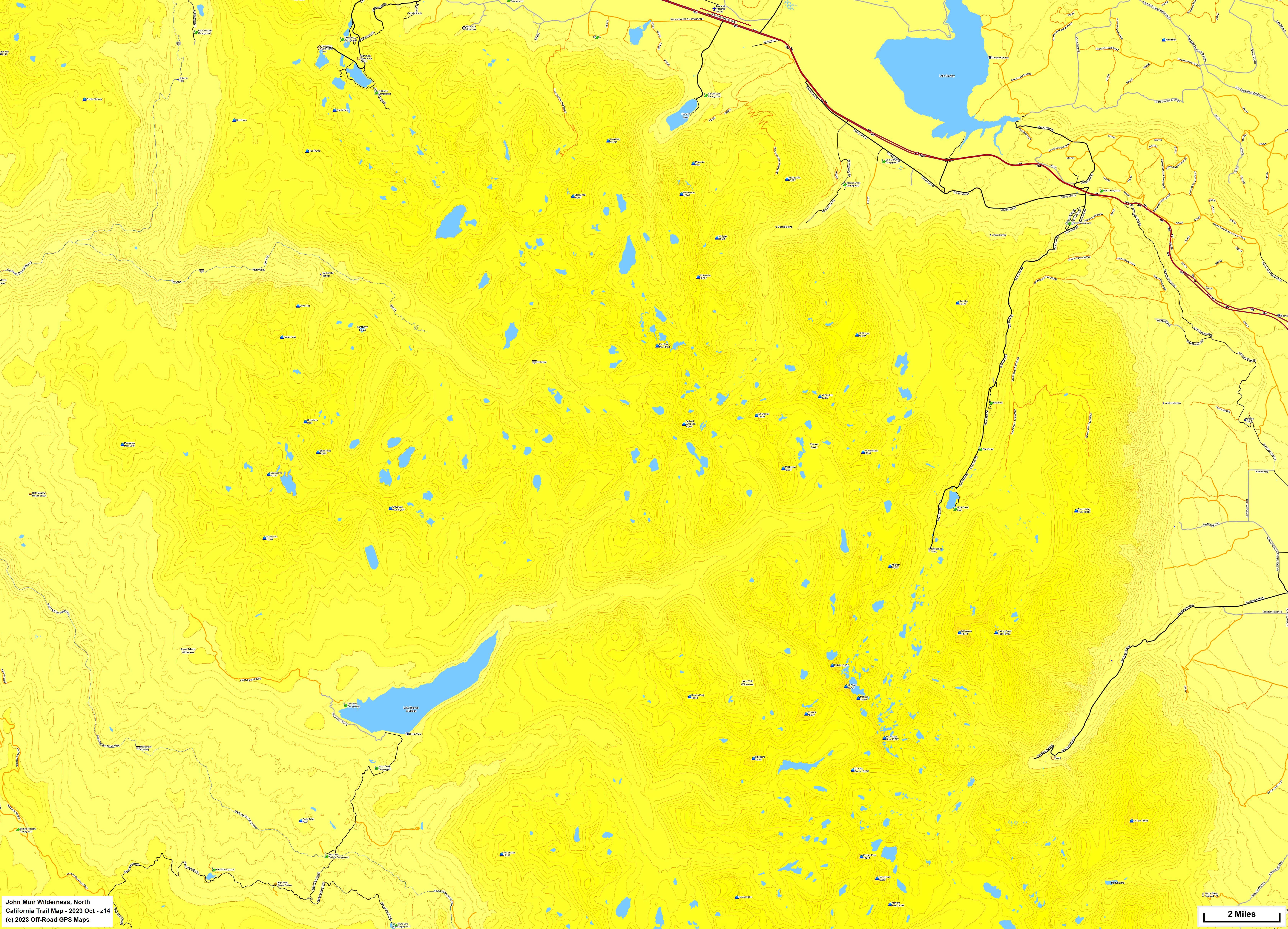 John Muir Wilderness, North z 14