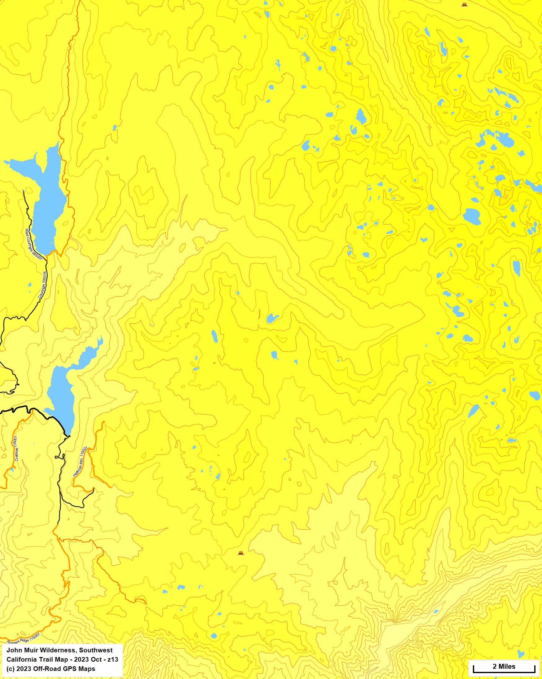 John Muir Wilderness, Southwest z 13