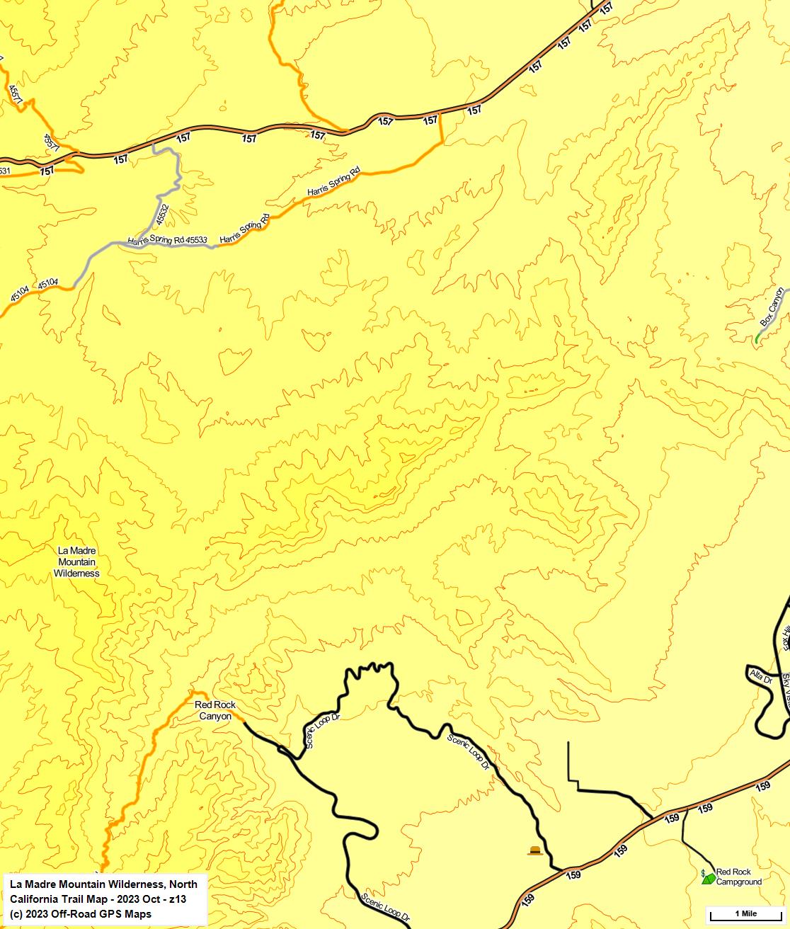 La Madre Mountain Wilderness, North z 13