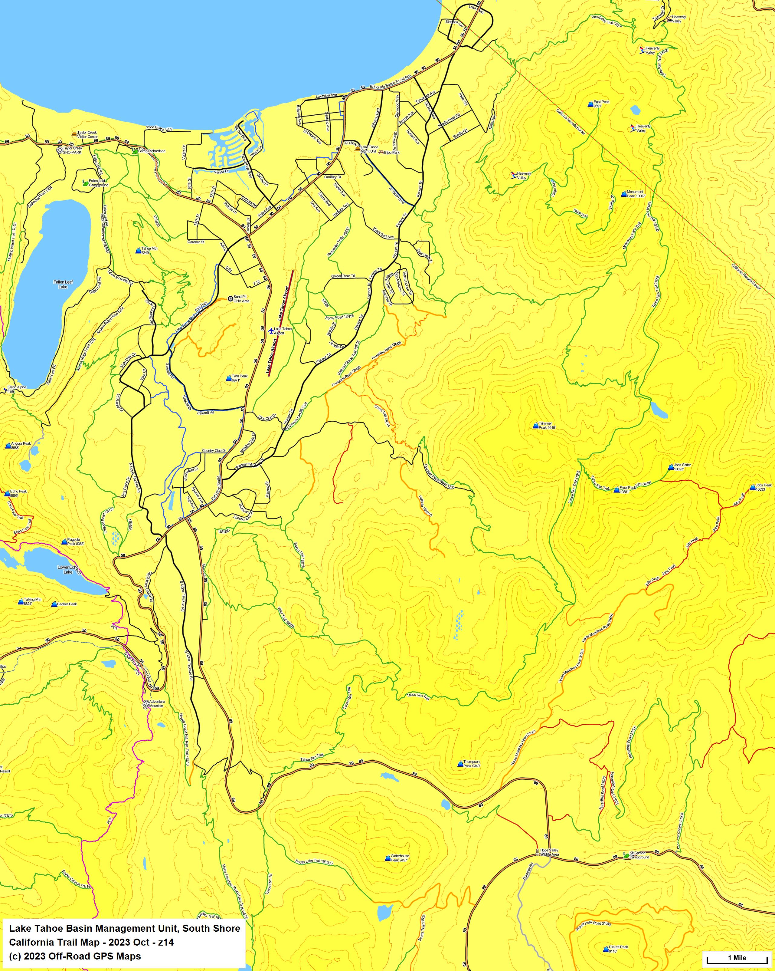 Lake Tahoe Basin Management Unit, South Shore z 14