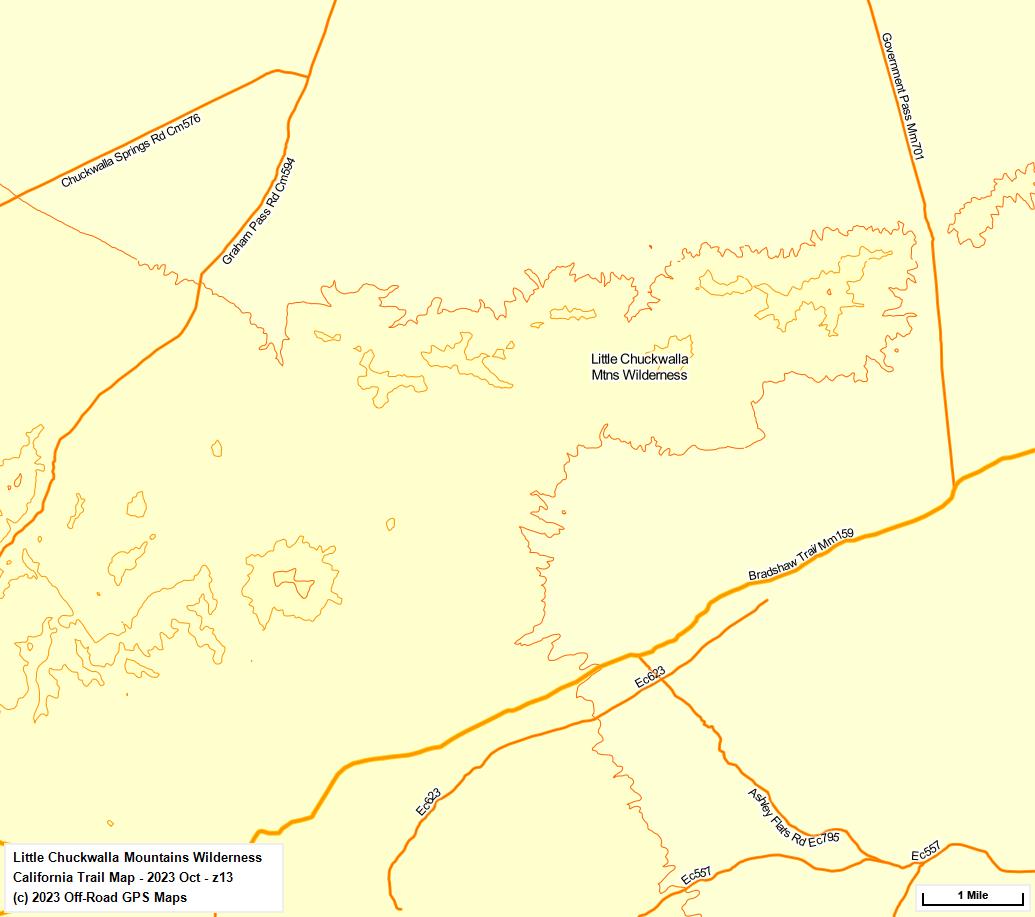 Little Chuckwalla Mountains Wilderness z 13