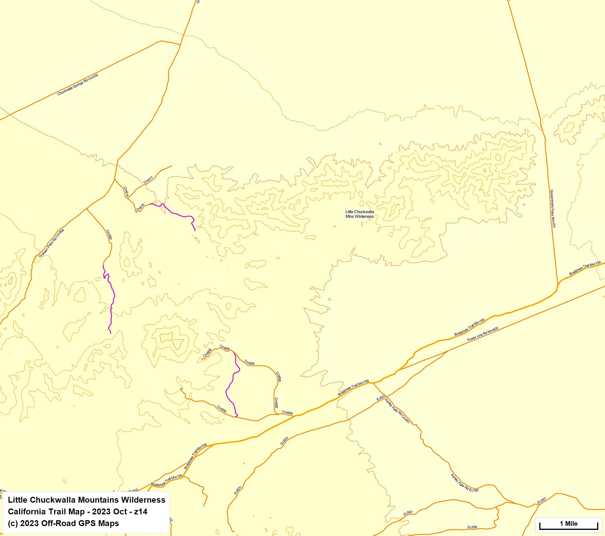 Little Chuckwalla Mountains Wilderness z 14