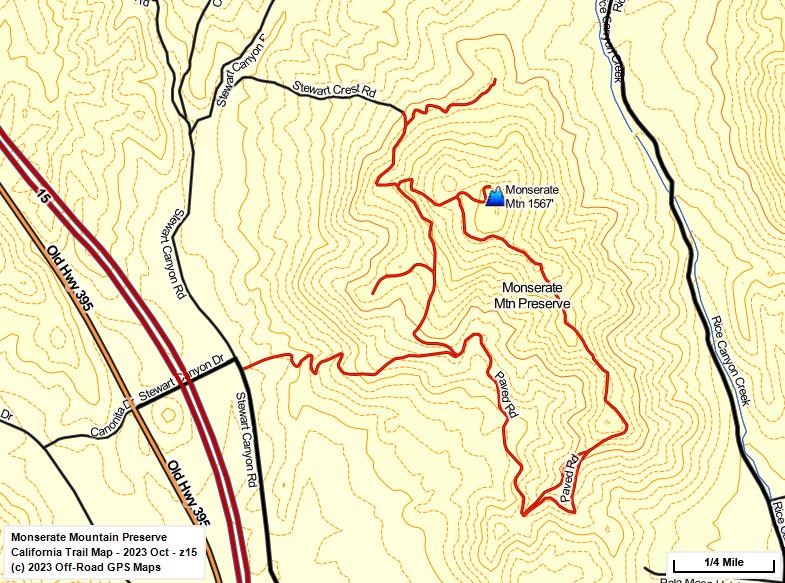 Monserate Mountain Preserve z 15