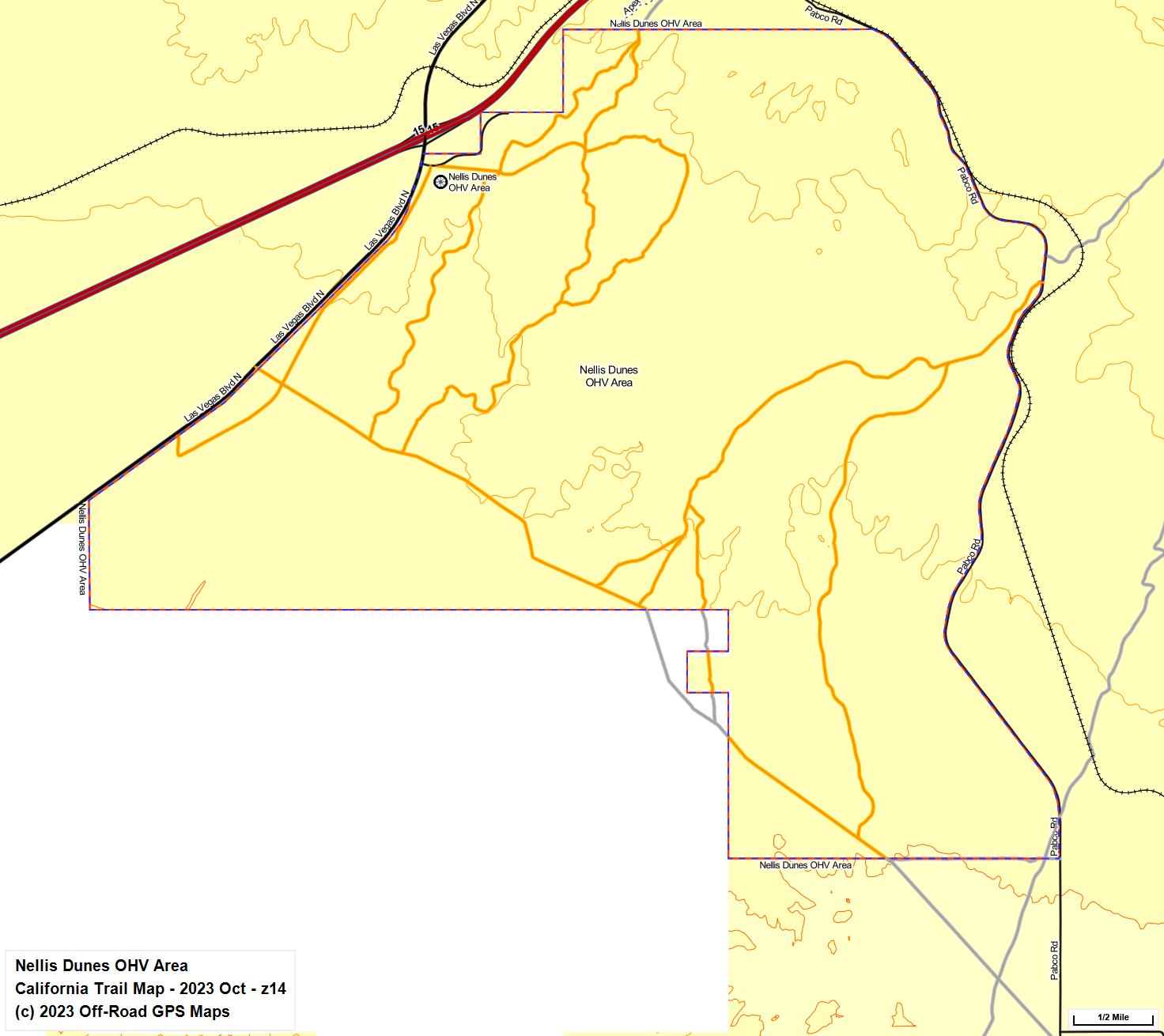 Nellis Dunes OHV Area z 14