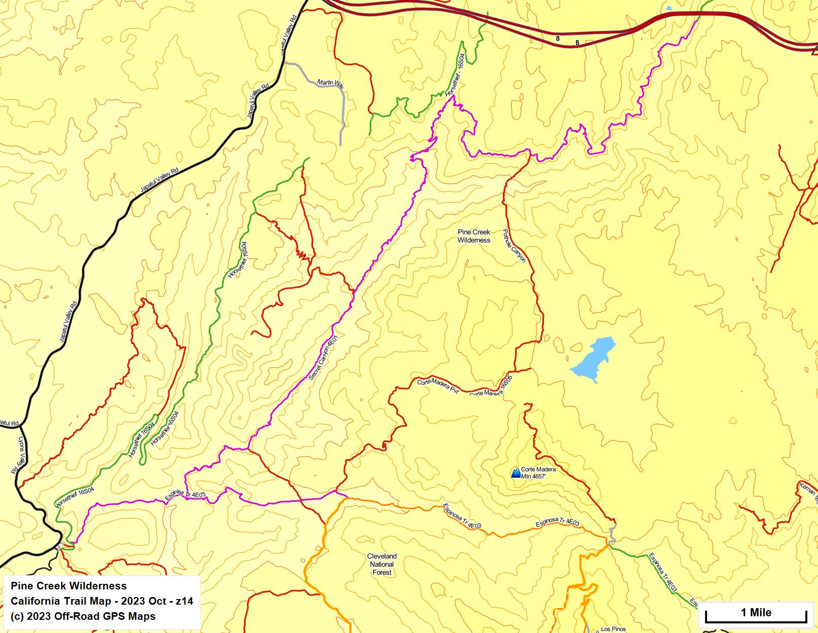 Pine Creek Wilderness z 14