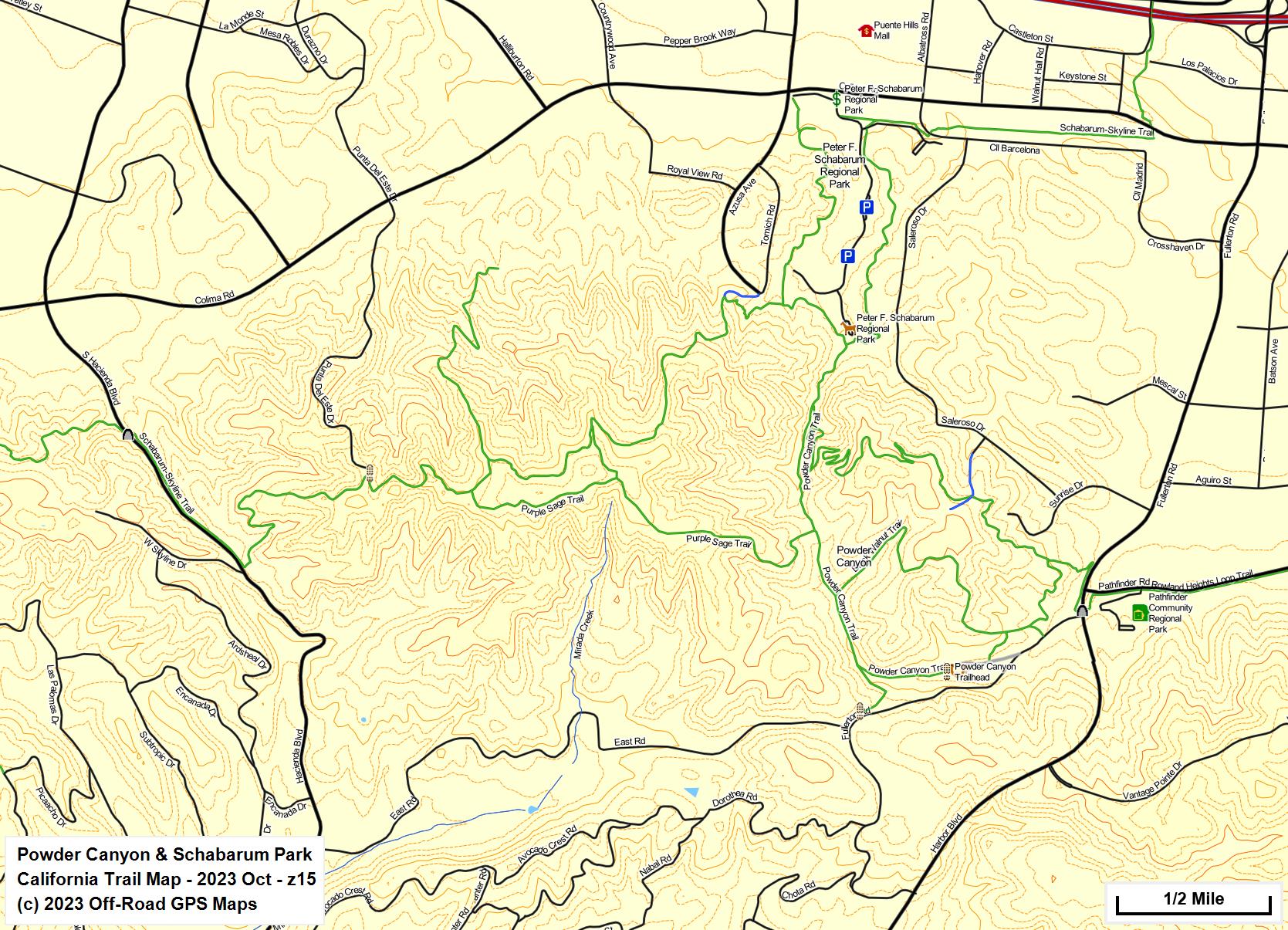 Powder Canyon & Schabarum Park z 15