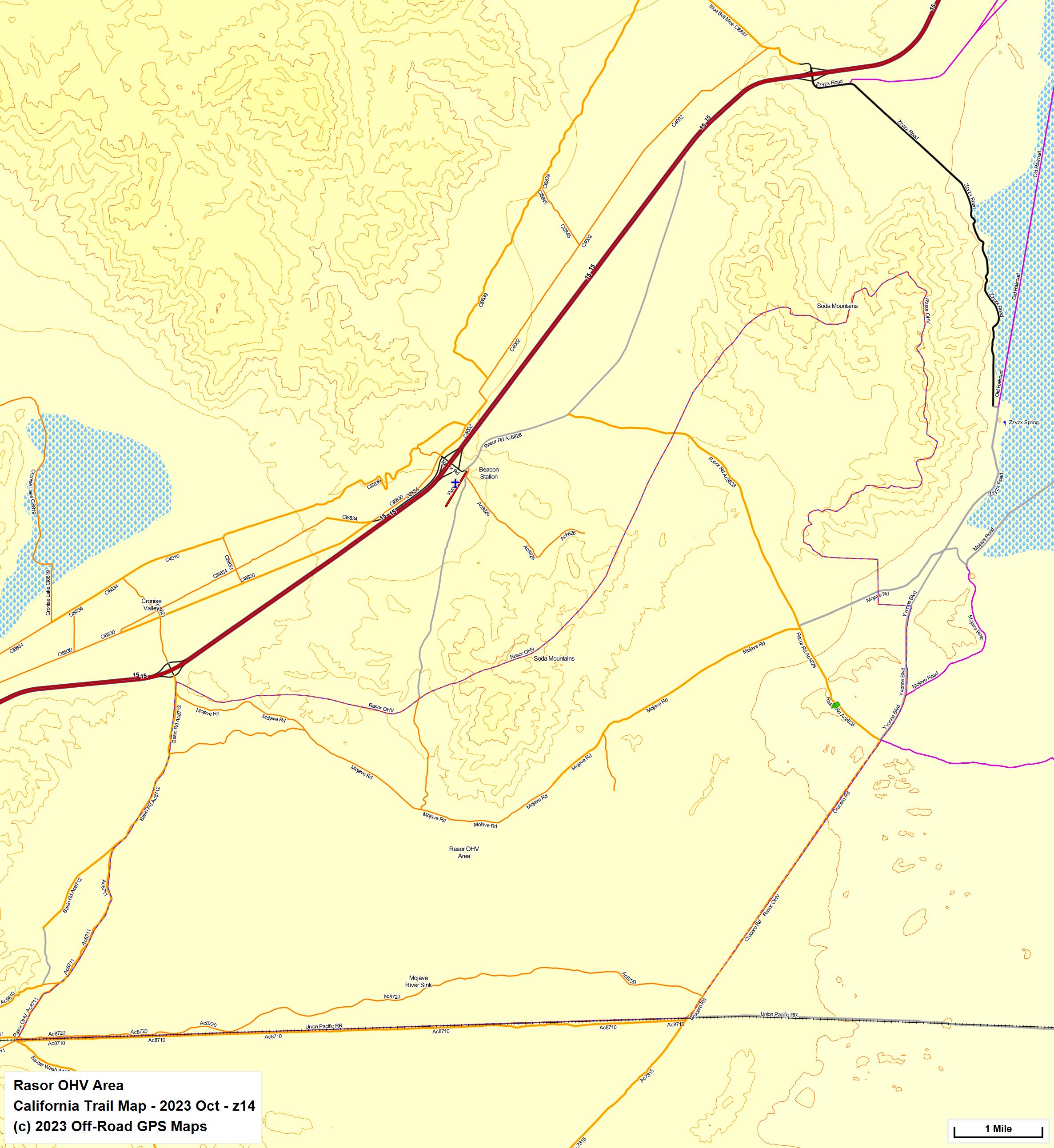 Rasor OHV Area z 14