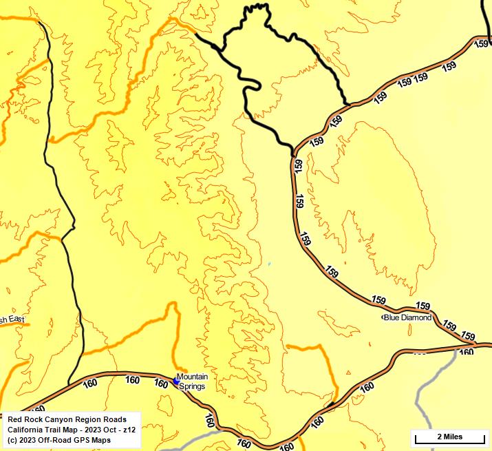 Red Rock Canyon Region Roads z 12