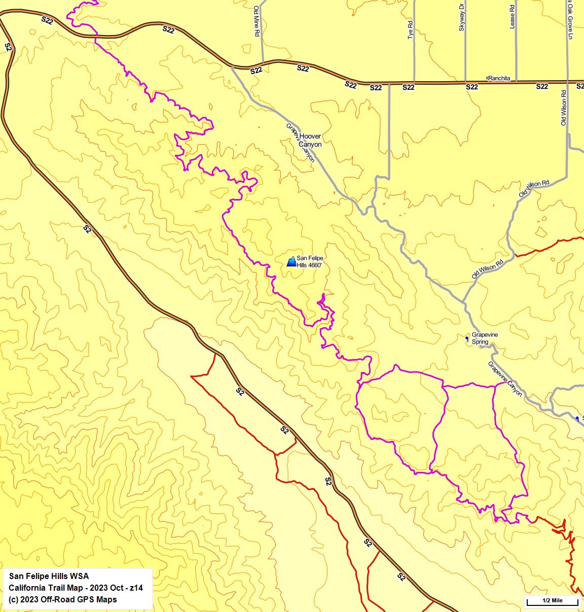 San Felipe Hills WSA z 14