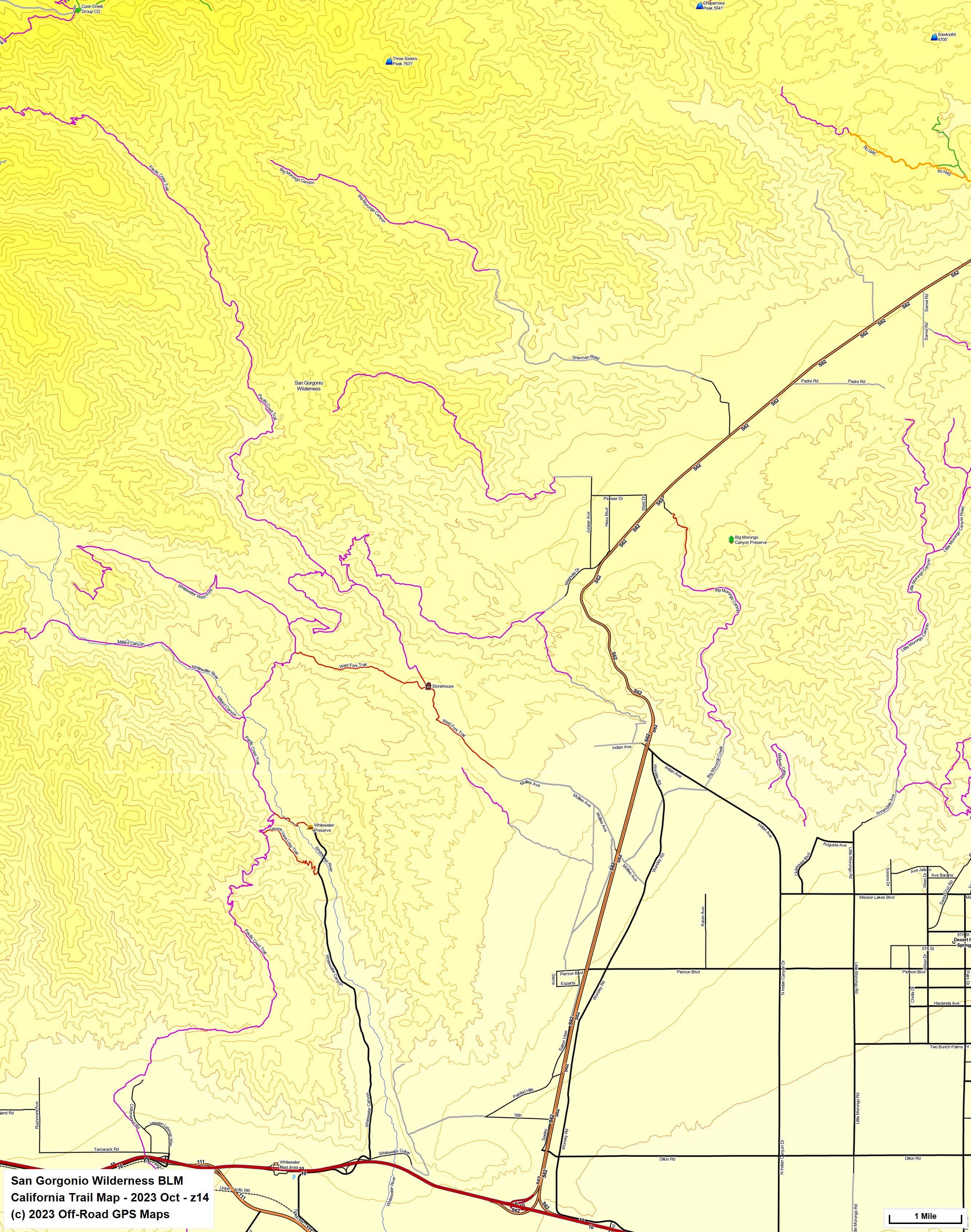 San Gorgonio Wilderness BLM z 14