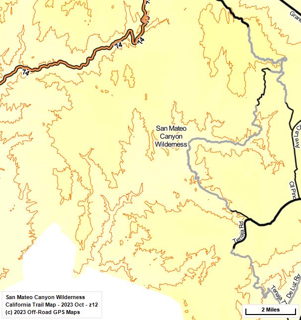 San Mateo Canyon Wilderness z 12