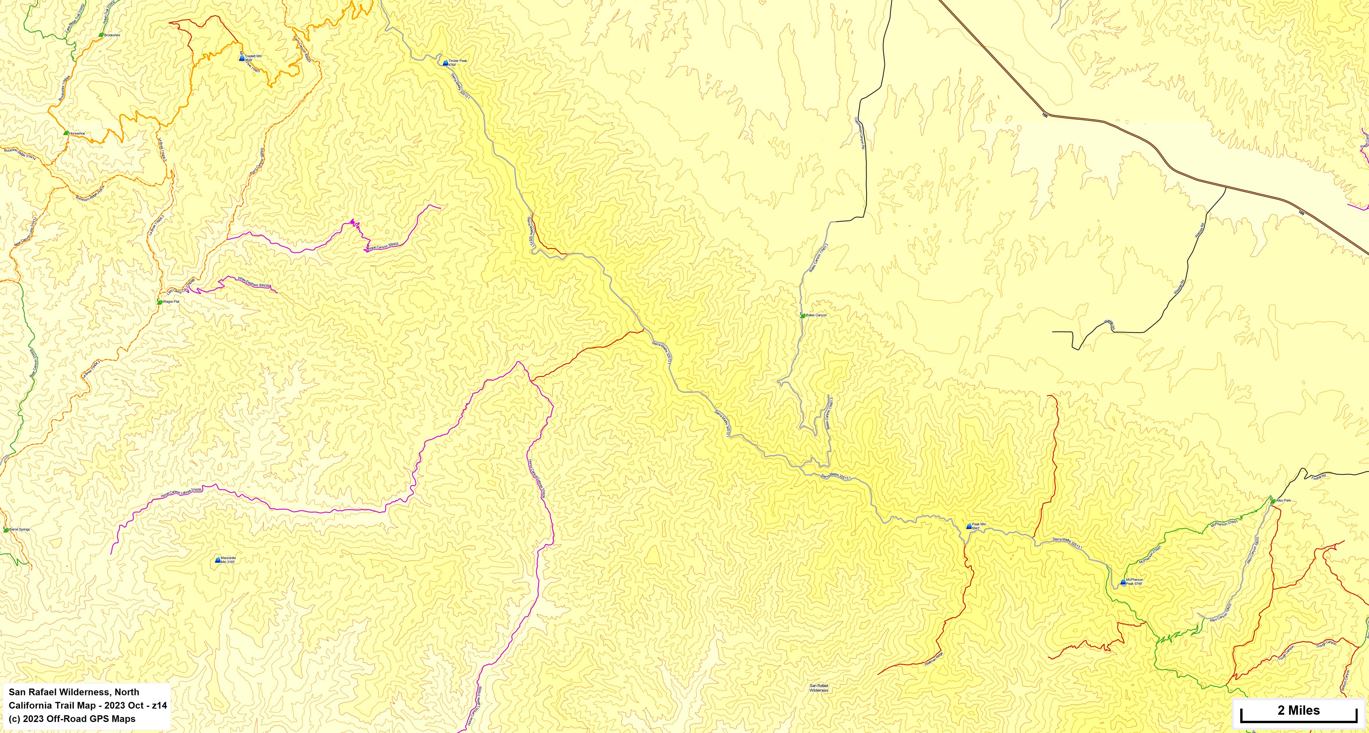 San Rafael Wilderness, North z 14