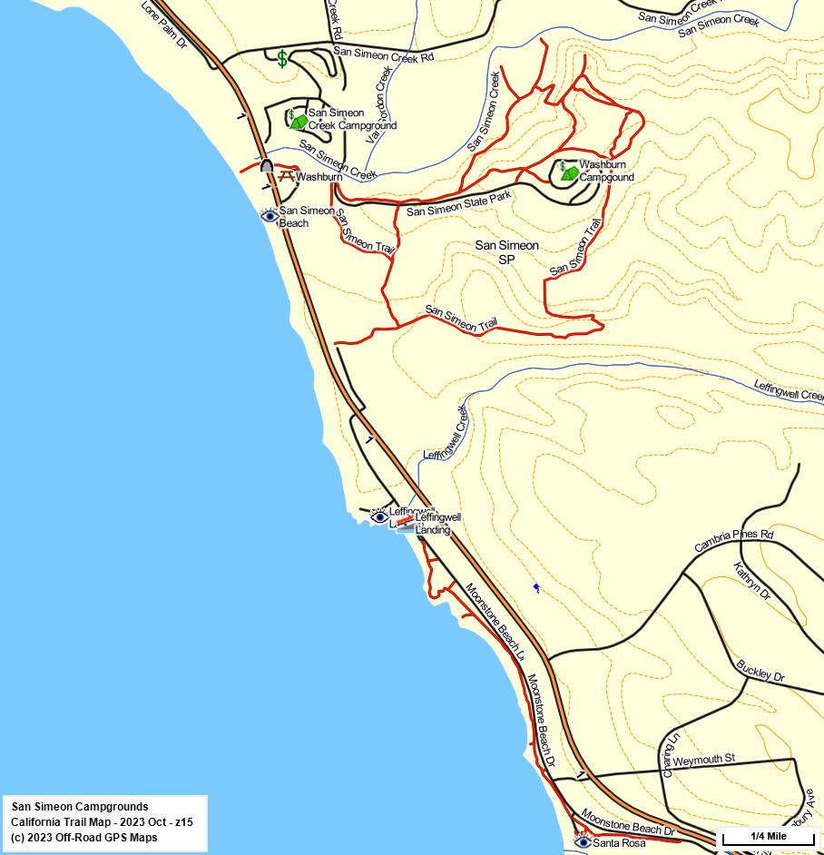 San Simeon Campgrounds z 15