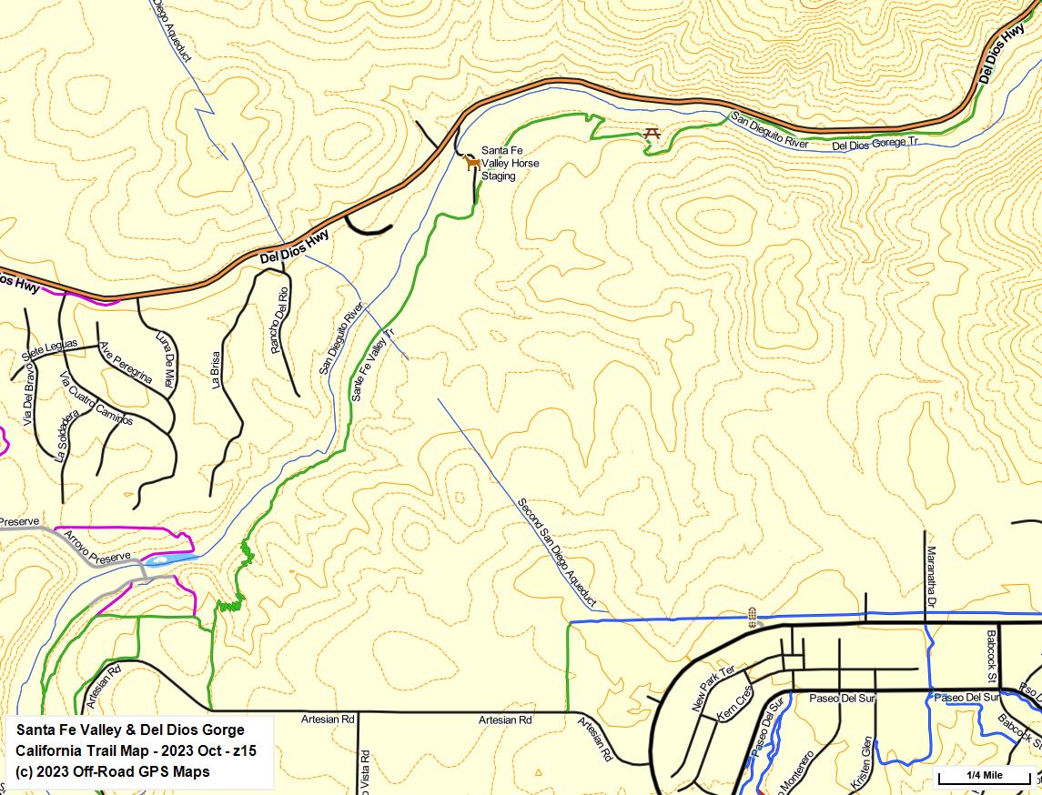 Santa Fe Valley & Del Dios Gorge z 15