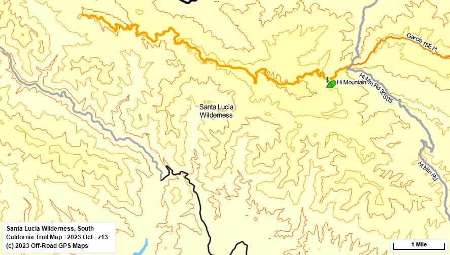 Santa Lucia Wilderness, South z 13