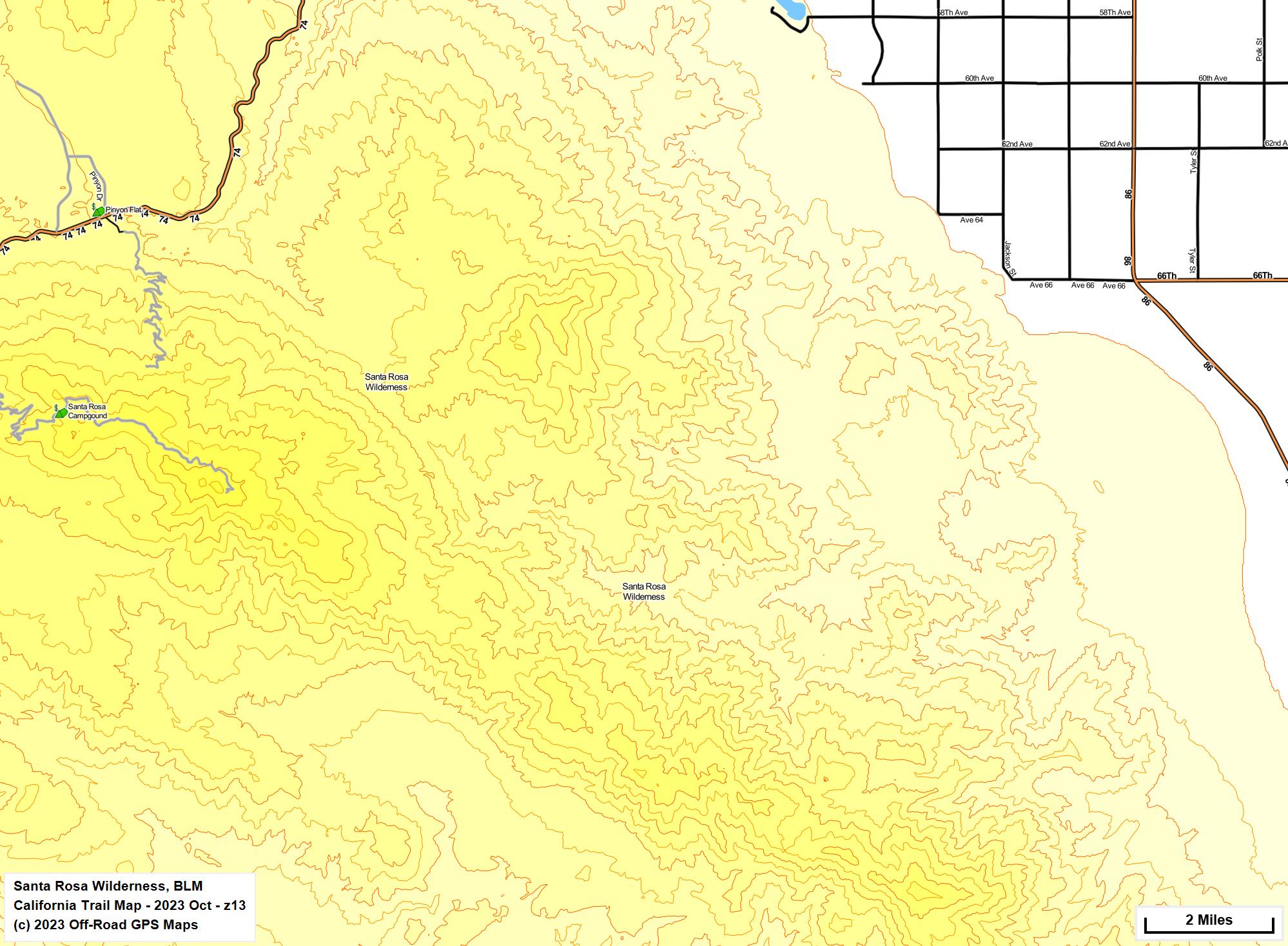 Santa Rosa Wilderness, BLM z 13
