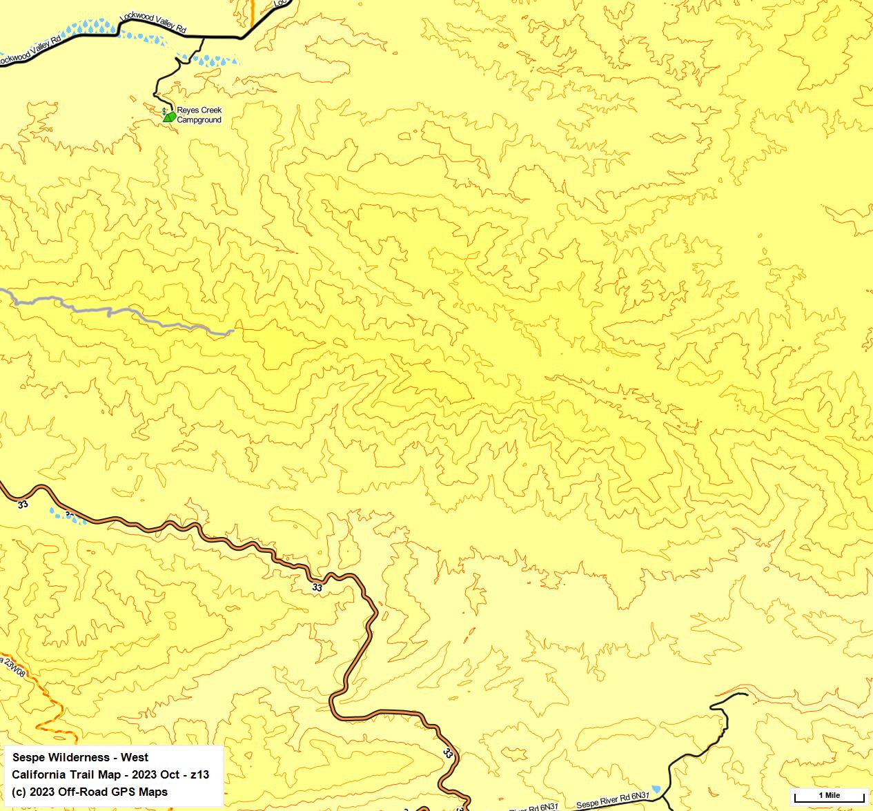 Sespe Wilderness - West z 13