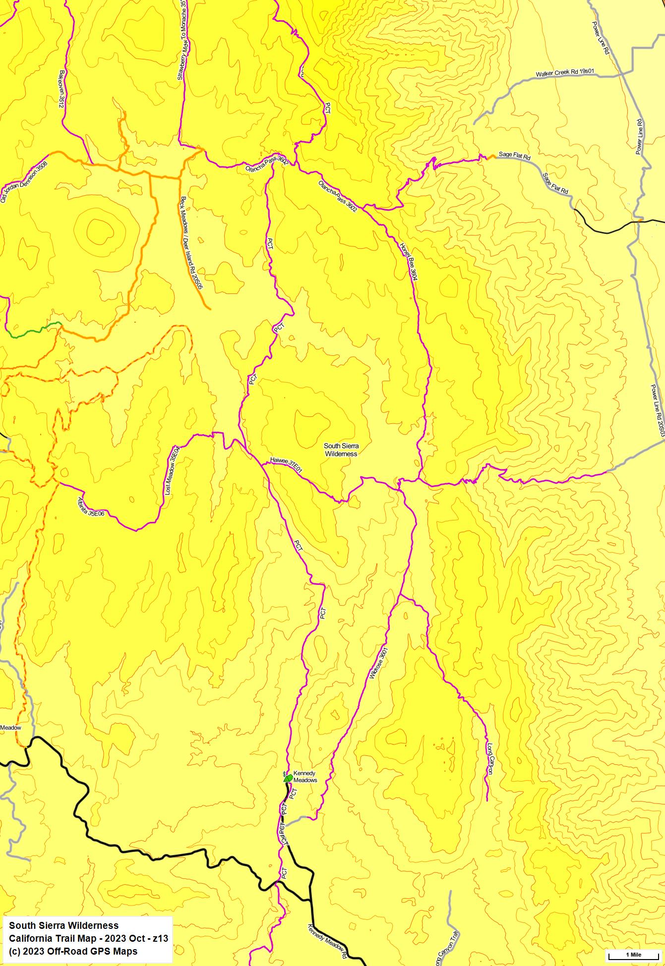 South Sierra Wilderness z 13