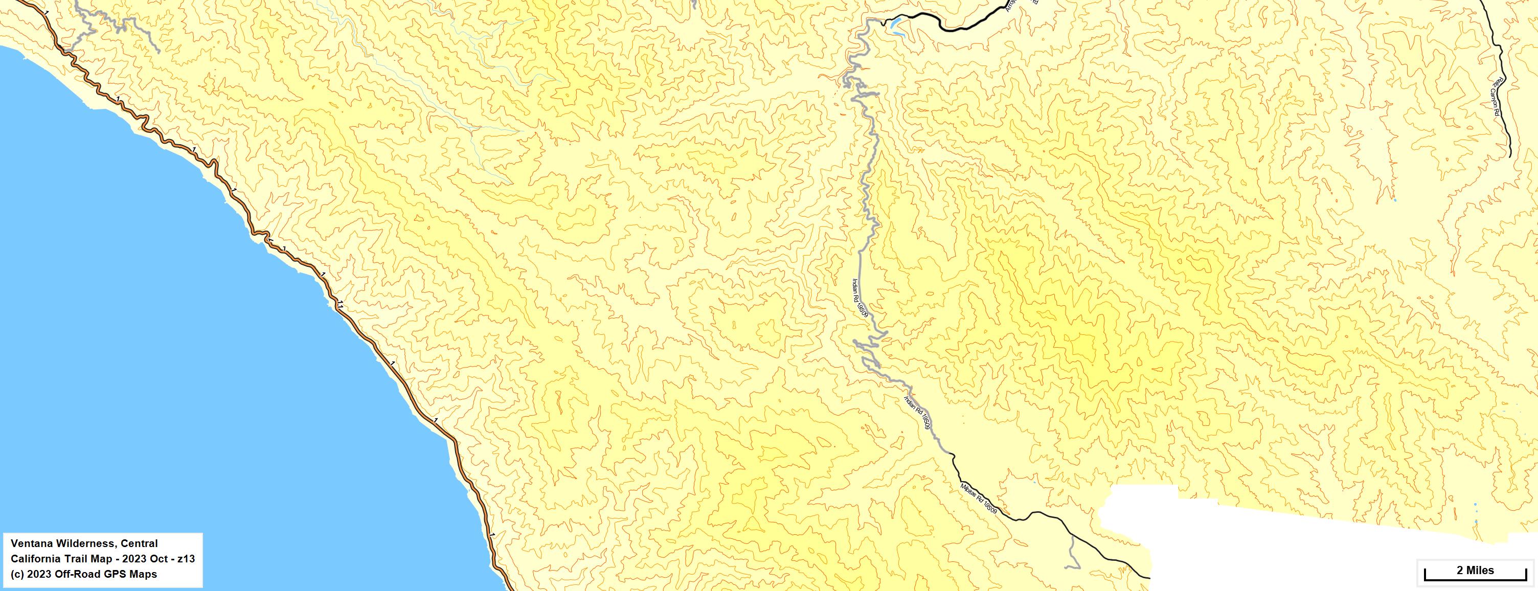 Ventana Wilderness, Central z 13