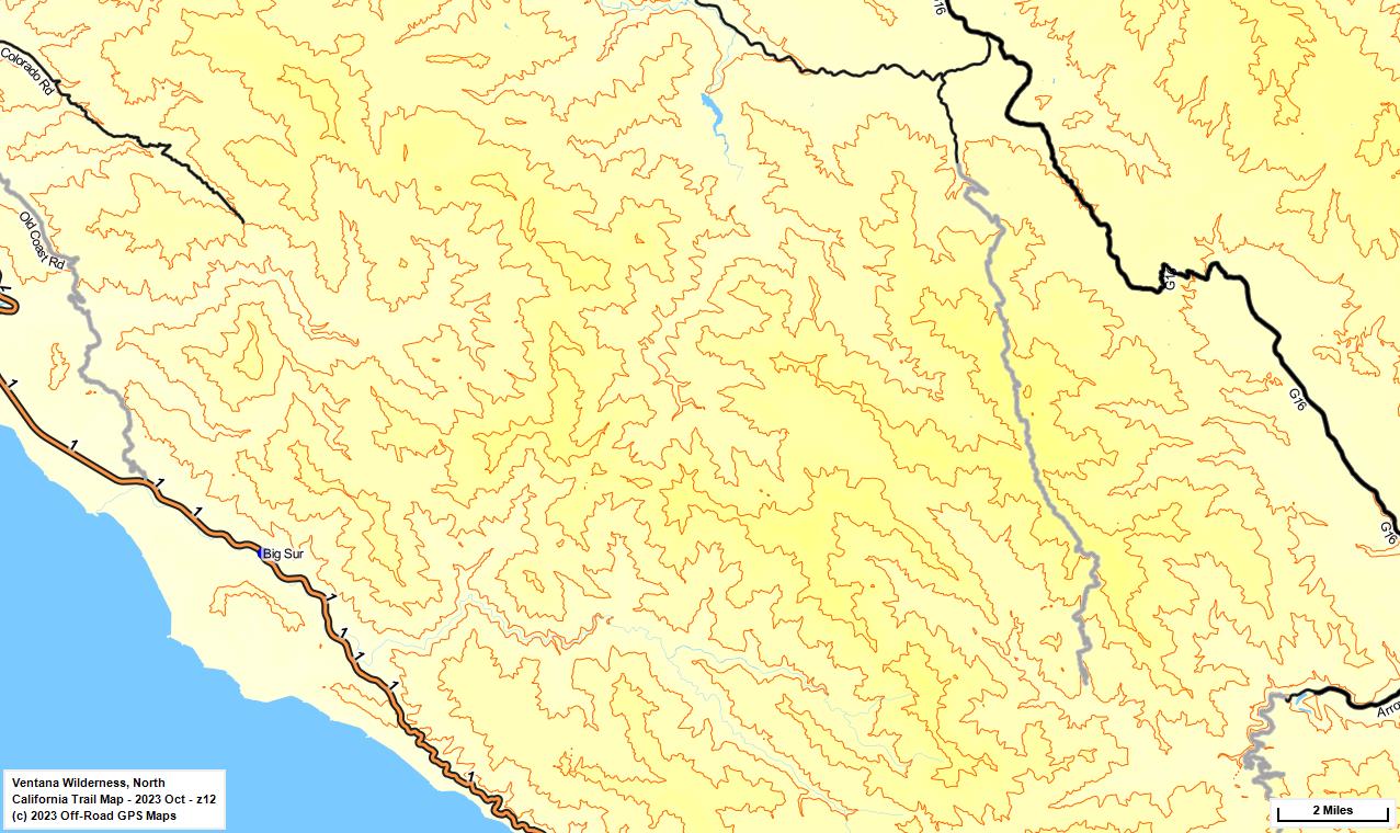 Ventana Wilderness, North z 12