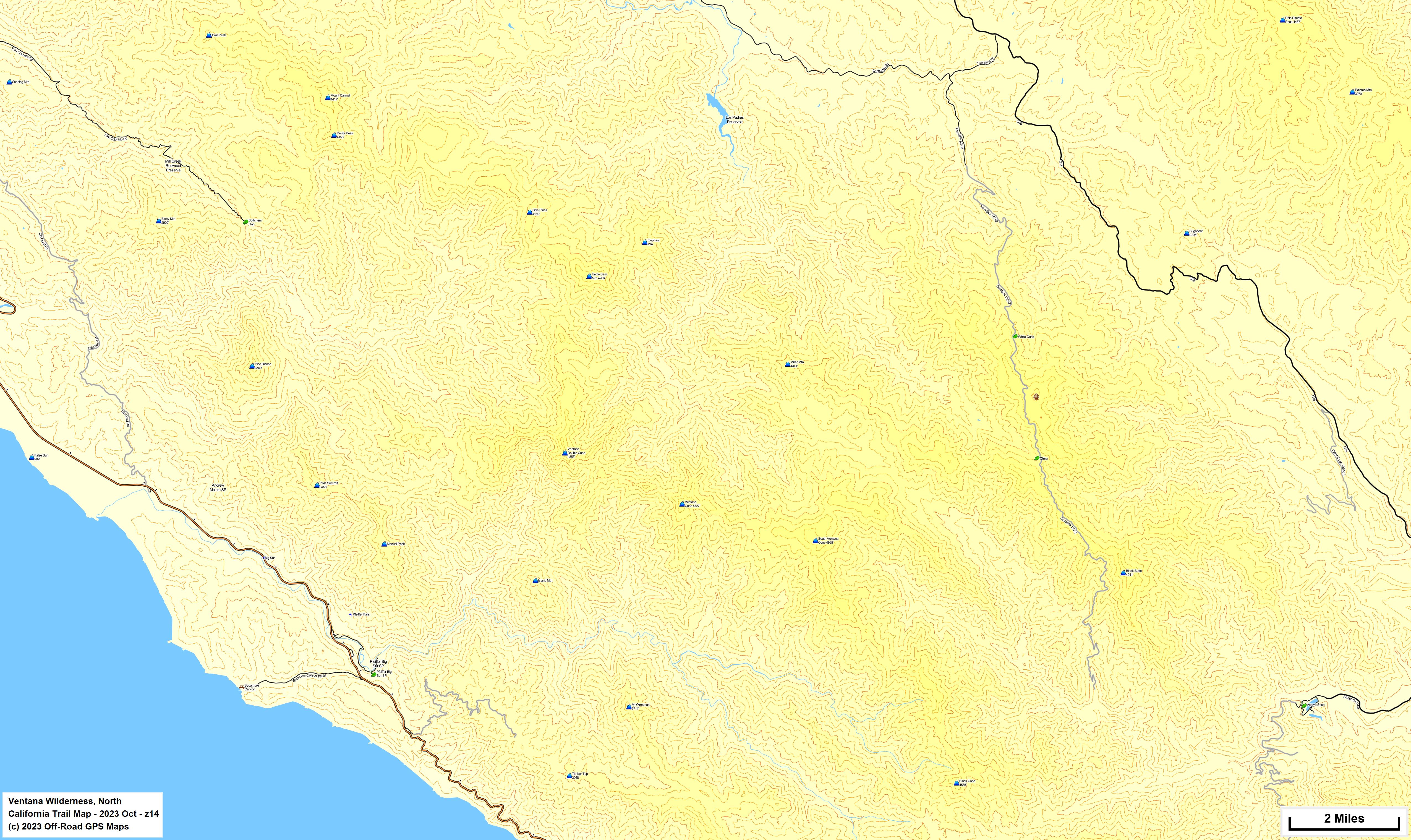 Ventana Wilderness, North z 14