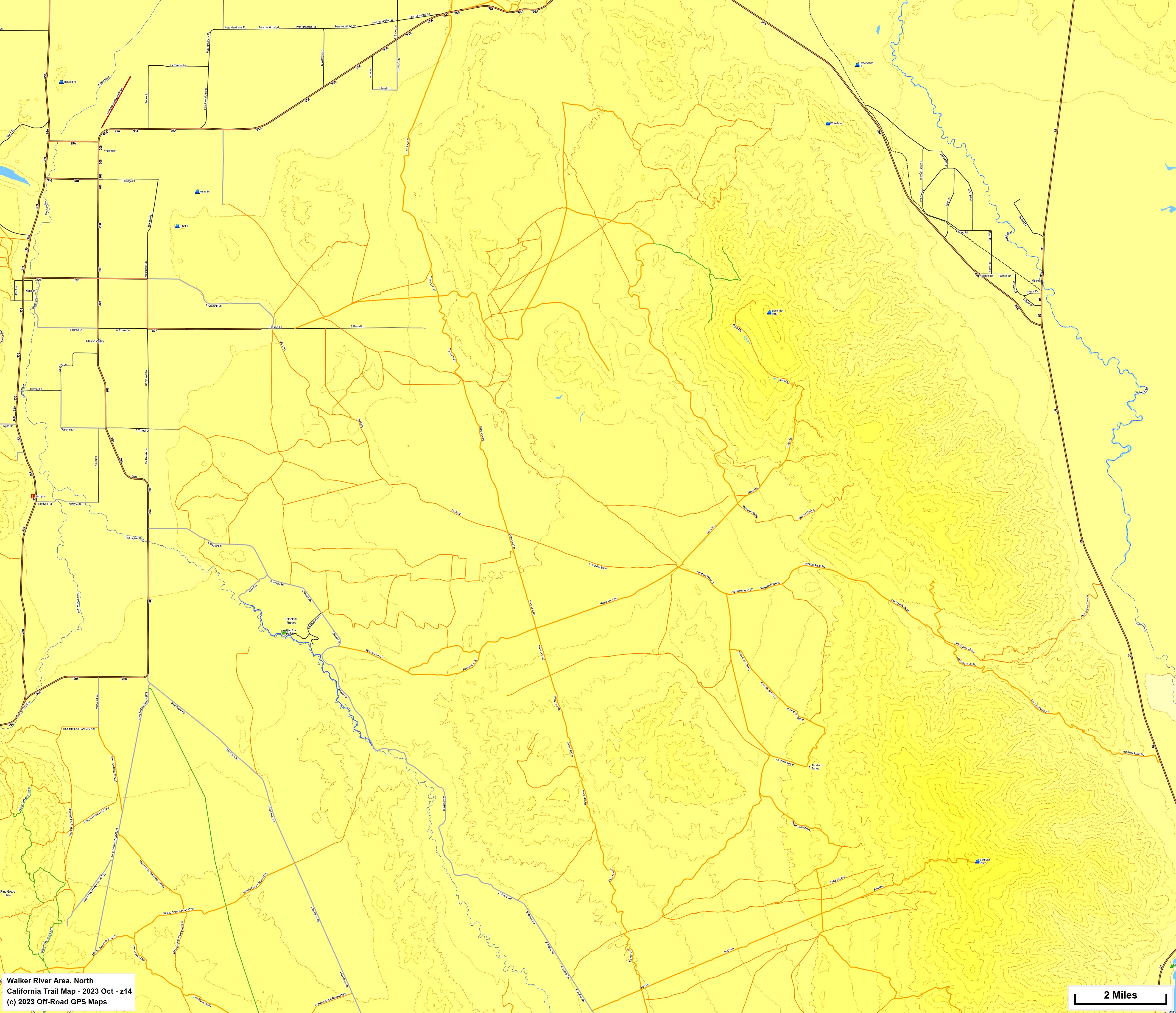 Walker River Area, North z 14