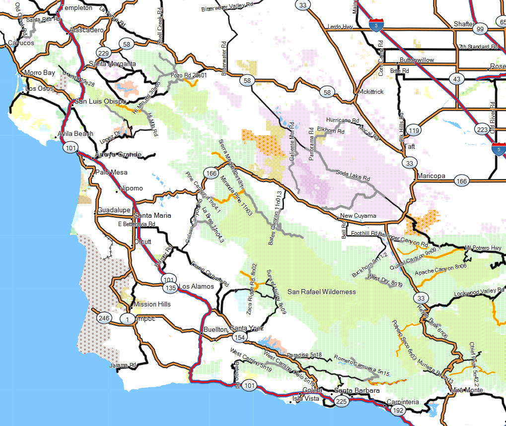 SLO and Santa Barbara Counties