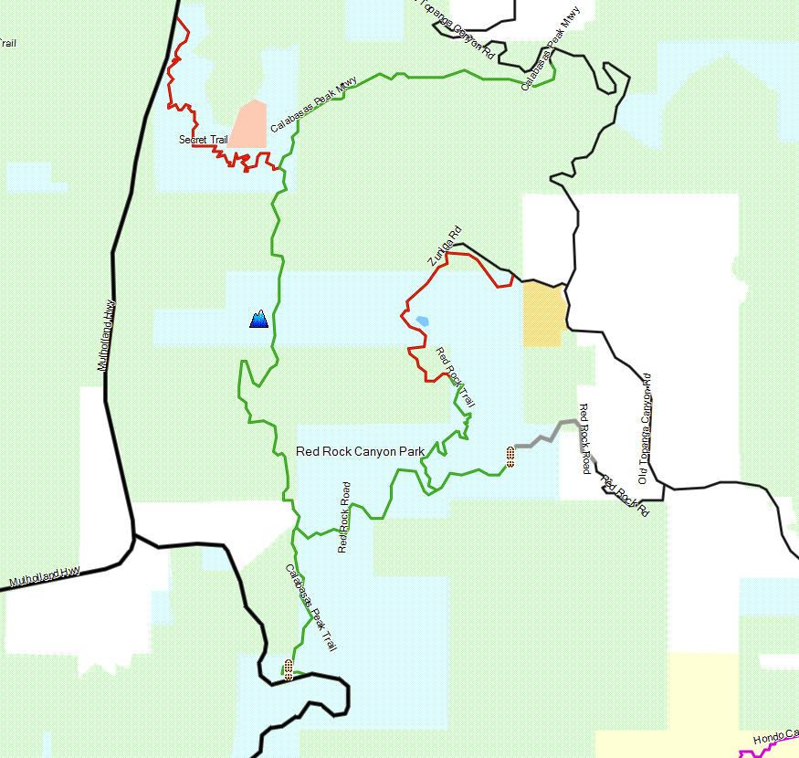 Red Rock Canyon Park California - RedRockCanyonParkMap 